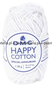 włóczka HAPPY COTTON DMC 762/ biała 