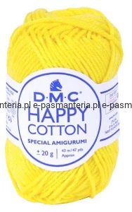 włóczka HAPPY COTTON DMC 788 / kanarkowy