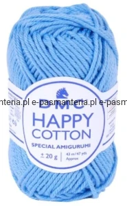 włóczka HAPPY COTTON DMC 797 / niebieski