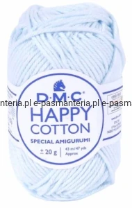 włóczka HAPPY COTTON DMC 765  / jasny niebieski