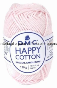włóczka HAPPY COTTON DMC 763 / jasny róż