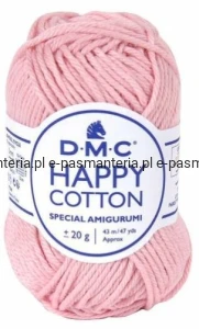 włóczka HAPPY COTTON DMC 764 / ciemny róż