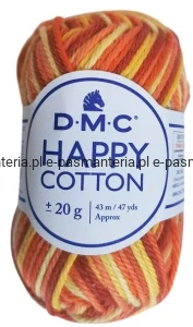 włóczka HAPPY COTTON DMC 653 /pomarańczowo -żółty