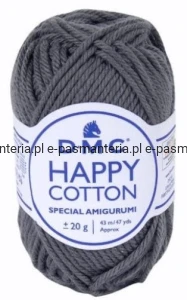 włóczka HAPPY COTTON DMC 774 / ciemny popielaty