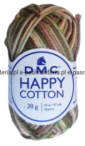 włóczka HAPPY COTTON DMC 651 / beżowo-zielony