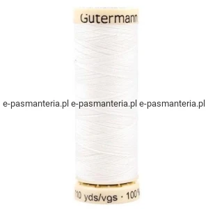 nić uniwersalna Gutermann 100m kol.800/ biała