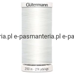 nić uniwersalna Gutermann 250m kol.800/ biała