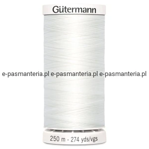 nić uniwersalna Gutermann 250m kol.800/ biała