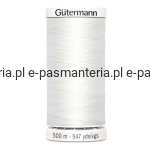 nić uniwersalna Gutermann 500m kol.800/ biała
