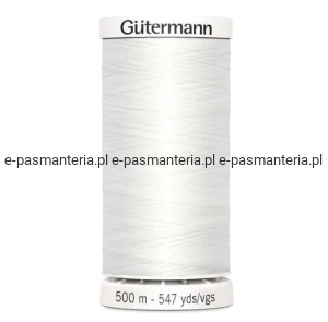 nić uniwersalna Gutermann 500m kol.800/ biała