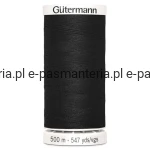 nić uniwersalna Gutermann 500m kol.000/ czarna 
