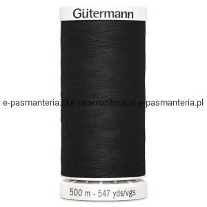 nić uniwersalna Gutermann 500m kol.000/ czarna 