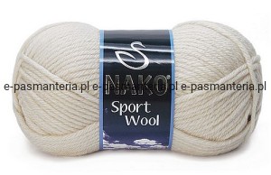 włóczka SPORT WOOL kolor: 6383 / jasny beż