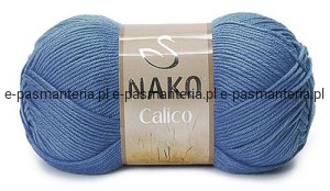 WŁÓCZKA NAKO CALICO  kol. 6614 / denim