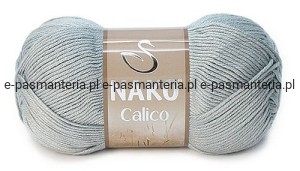 WŁÓCZKA NAKO CALICO  kol. 10255 / szary