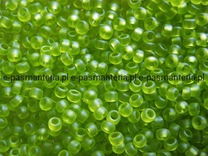 koraliki szklane TOHO TR-08  kol. 4 przezroczysty jasny zielony 3mm 10g
