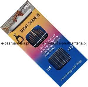 igły ręczne do cerowania krótkie PONY 09852 .