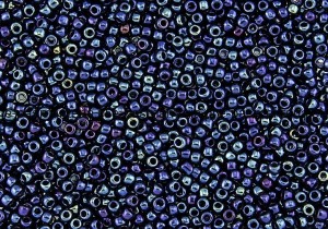koraliki szklane TOHO TR-08 kol. 82 ciemny metalizowany mieniący granat 3mm 10g