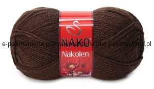 włóczka NAKOLEN kol.1182 / ciemny brąz