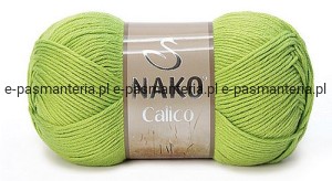 WŁÓCZKA NAKO CALICO  kol.5309 / soczysta zieleń