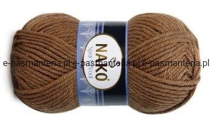 włóczka SPORT WOOL kolor: 10126 / ciepły brąz  