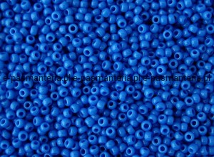 koraliki szklane TOHO TR-08 kol. 43D niebieski  3 mm 10g
