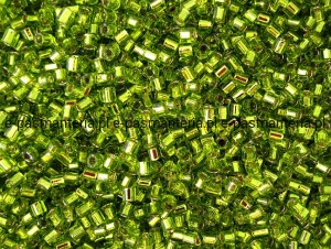 koraliki szklane TOHO TR-08 kol. 24 metaliczny jasny zielony 3mm 10g
