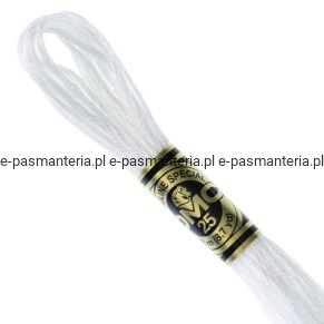 mulina DMC art.117 kol. B5200 (śnieżna biel)