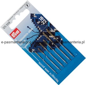 igły do haftu zestaw 18-22 PRYM 125559 .