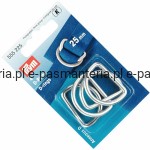 półkole metalowe 25mm srebrne 4szt PRYM 555225 .