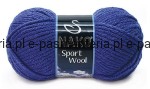 włóczka SPORT WOOL kolor: 10472 / chabrowy