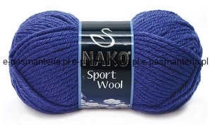 włóczka SPORT WOOL kolor: 10472 / chabrowy