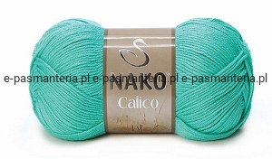 WŁÓCZKA NAKO CALICO  kol. 10873 / zielony turkus