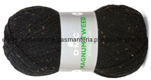 włóczka MAGNUM TWEED DMC kol. 748 / czarny 400gr