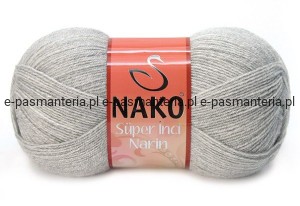 włóczka NARIN kol.195 / jasny popielaty