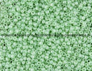 koraliki szklane okrągłe TOHO TR-11 kol. 144/seledynowy   2,1mm 10g                   