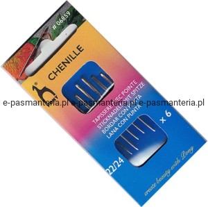 igły ręczne do haftu z czubkiem PONY 06859 .