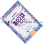karta podarunkowa drukowana 100zł
