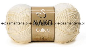WŁÓCZKA NAKO CALICO  kol. 481 / jasny beż 