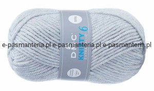 włóczka DMC KNITTY 6 kol. 814 / jasny popielaty #