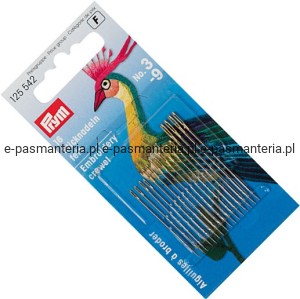 igły do haftu zestaw 3-9" PRYM 125542