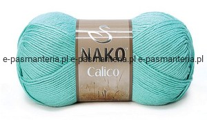 WŁÓCZKA NAKO CALICO  kol. 11221 / jasny turkus