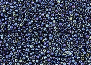 koraliki szklane okrągłe TOHO TR-11 kol. 88/metaliczny średni granat 2,1mm 10g                     