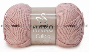 WŁÓCZKA NAKO CALICO  kol. 11220 / brudny róż 