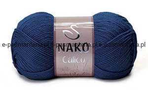 WŁÓCZKA NAKO CALICO  kol. 148 / granat #