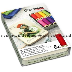 zestaw nici uniwersalnych Gutermann 8szt x 100m art. 640952